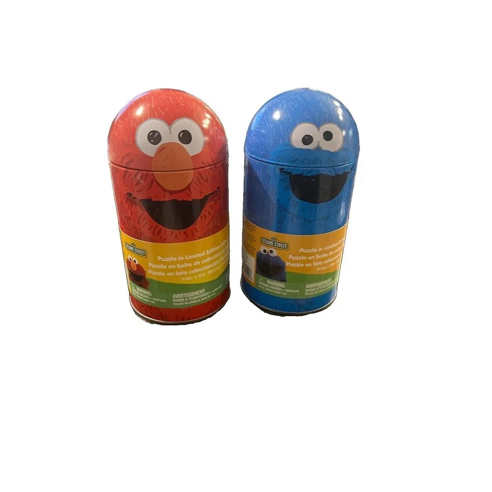 Sesame Street Limited Edition Collectible Jigsaw Puzzles Elmo & Cookie Monster